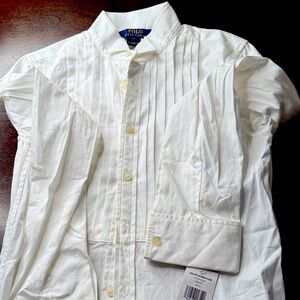 Polo by Ralph Lauren Men's Cream Dress Shirt